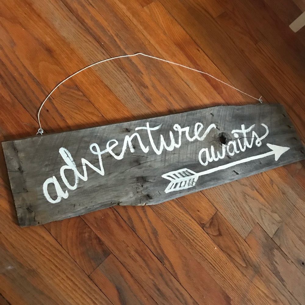 Adventure Awaits Wall Hanging Decor